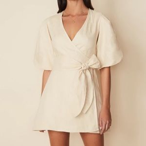 Faithful The Brand Mini Wrap Dress